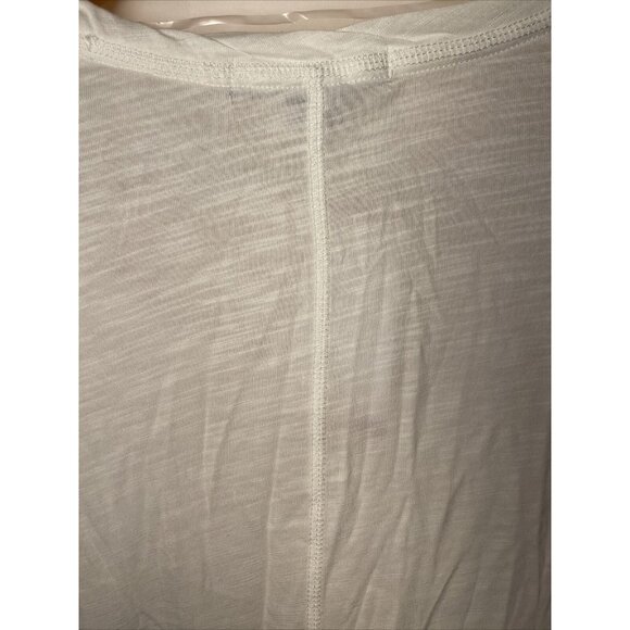 Social Standard By Sanctuary Dylan Scoop Tee White Long Sleeve XL Women 100% Cot - Picture 7 of 16